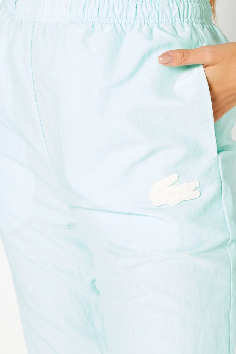 LACOSTE Women Straight Leg Brand Logo Track Pants, Mint - Image 5